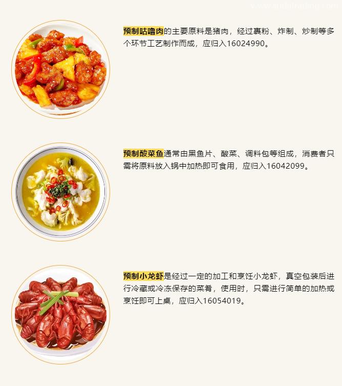 【進出口食品安全】預制菜歸類及出口監管要求 【進出口食品安全】預制菜歸類及出口監管要求